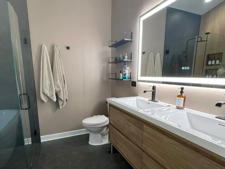 hidden drainage system